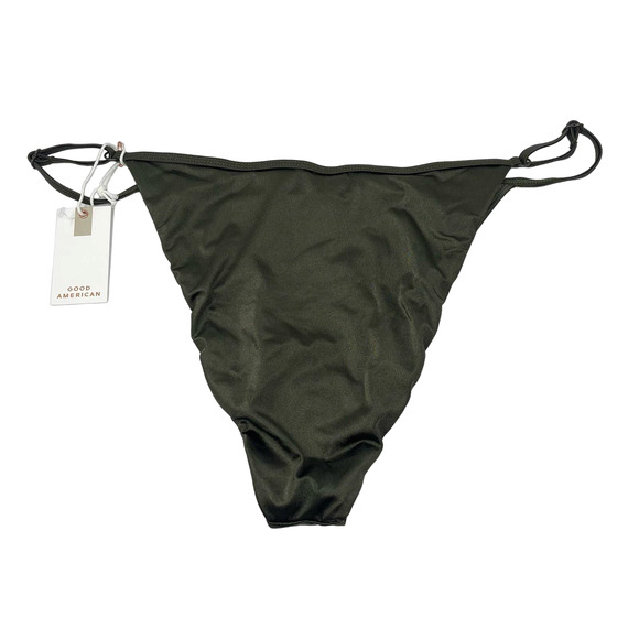 Good American Shine Perfect Fit Bikini Bottom Stormy Size 8 US 5XL - Picture 7 of 7